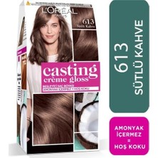 Xnews Casting Crème Gloss Saç Boyası - 613 Sütlü Kahve