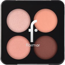 Color Palette Ince Yapılı & Mat Bitişli/ışıltılı 4'lü Göz Farı Paleti