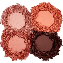 Color Palette Ince Yapılı & Mat Bitişli/ışıltılı 4'lü Göz Farı Paleti