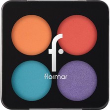 Color Palette Ince Yapılı & Mat Bitişli/ışıltılı 4'lü Göz Farı Paleti