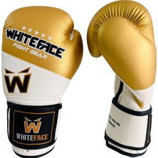 WhiteFace Boks Eldiveni Supernova (Muay Thaı - Kıck Boks Maç Eldiveni) (Gold) 8-10-12 Oz.