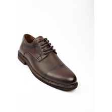 Nobel 1043 1 Kahverengi Deri Erkek Klasik Ayakkabı