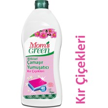 Mom's Green 5 'li Set Mom's Green Bitkisel Kır Çiçekleri Çamaşır Yumuşatıcı 200 Yıkama ( 750 ml x 5 )