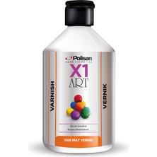 Polisan X1 Art Yarı Mat Vernik 500 ml