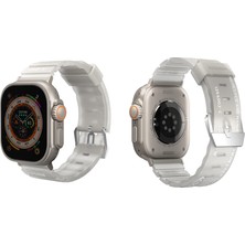Skinarma Watch 7 Akıllı Saat Kordonu 45MM New Shokku Silikon Strap Kayış Beyaz