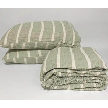 Yaseminin Evi Müslin Yatak Örtüsü / Pike Seti (2 Yastık Kılıflı)