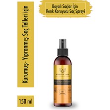 Açık Renk Boyalı Saçlara Jojoba Ve Badem Yağı Içern Renk Koruycu Şampuan,Saç Kremi,Saç Spreyi 3lüset