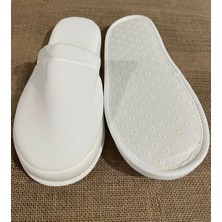 Private 25 Çift Çift Kat Polyester Havlu Süslenebilir Lohusa Terliği Kalın Sünger Taban Otel Banyo Terlik