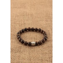 Deniz Doğal Taş Sertifikalı Bronzit   ( Taşlar) Doğaltaş Bileklik