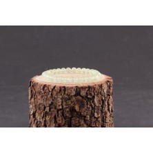 Deniz Doğal Taş Sertifikalı Prehneit   ( Taşlar) Doğaltaş Bileklik 6 mm - B841