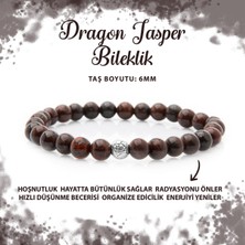 Deniz Doğal Taş Sertifikalı Dragon Jasper 6mm Doğal Taş Bileklik