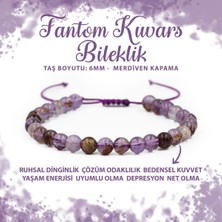 Deniz Doğal Taş Sertifikalı Fantom Kuvars 6mm Merdiven Kapama Doğal Taş Bileklik