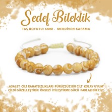 Deniz Doğal Taş Sertifikalı Sedef 6mm Merdiven Kapama Doğal Taş Bileklik