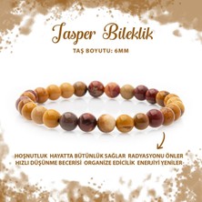 Deniz Doğal Taş Sertifikalı Jasper 6mm Doğal Taş Bileklik