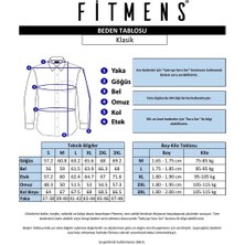 Fitmens Slim Fit Uzun Kol Dijital Baskılı Renkli Gömlek D.12 - Mavi