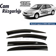 STS Oto Aksesuar Cam Rüzgarlığı Renault Laguna 2 2003-2007 Sonrası Mügen Tip Piano Black