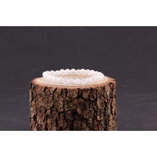 Deniz Doğal Taş Sertifikalı Necef  Orjinal ( Taşlar) Doğaltaş Bileklik 6 mm - B838