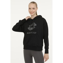 Lotto W-Smart W Iv Sweat Hd 3pr Siyah Kadın Sweatshirt