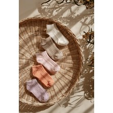 Babybek Collection Kısa Pamuk Çorap - Lila