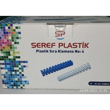 Şeref Plastik Sıra Klemens No:4 (6 Sıra 1 Adet)