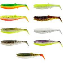 Savage Gear Cannibal Shad 10CM 9gr Flou Yellow Glow