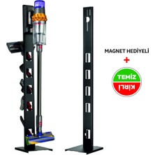 Stark Dyson Uyumlu Dikey Süpürge Standı Siyah Renk V15 - V12 - V11 - V10 - V8