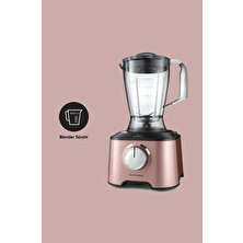 Karaca Yeni Nesil Mastermaid Power Multifunctional 10 In 1 Rosegold Mutfak Robotu, Blender Seti 2000W