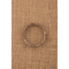 Deniz Doğal Taş Sertifikalı Dumanlı Kuvars  Orjinal ( Taşlar) Doğaltaş Geniş Kesim Bileklik