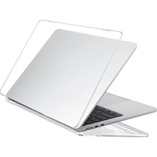 Z-Mobile Apple Macbook Air 15 M2 2023 A2941 Uyumlu Kılıf Parlak Şeffaf Kapak Koruma 15.3" Kılıf