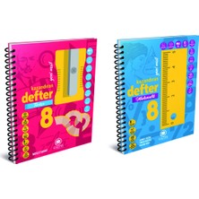 Çanta Yayınları 8. Sınıf Türkçe + Matematik Kazandıran Defter