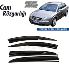 STS Oto Aksesuar Cam Rüzgarlığı Opel Vectra C 2002-2009 Arası Mügen Tip Piano Black