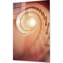 Kırmızı Ayı Cam Tablo