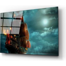 Kırmızı Ayı Gemi cm Tablo