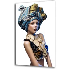 Kırmızı Ayı Kadınlar Cam Tablo