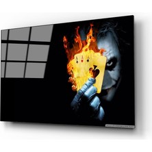 Kırmızı Ayı Joker Cam Tablo