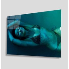 Kırmızı Ayı Sualtı Cam Tablo