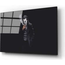 Kırmızı Ayı Joker Cam Tablo