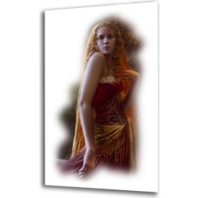 Kırmızı Ayı Kadınlar Cam Tablo