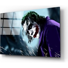 Kırmızı Ayı Joker Cam Tablo