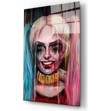 Kırmızı Ayı Joker Cam Tablo