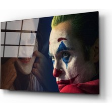 Kırmızı Ayı Joker Cam Tablo