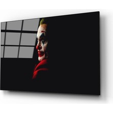 Kırmızı Ayı Joker Cam Tablo