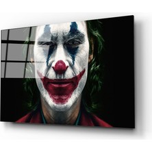 Kırmızı Ayı Joker Cam Tablo