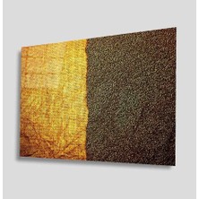 Kırmızı Ayı Soyut Cam Tablo