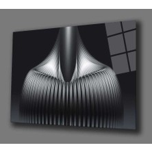 Kırmızı Ayı Geometrik Tablo