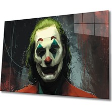 Kırmızı Ayı Joker Cam Tablo