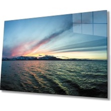 Kırmızı Ayı Denizde Gün Batımı