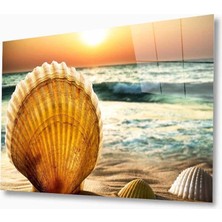 Kırmızı Ayı Doğa Cam Tablo