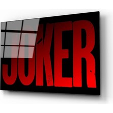 Kırmızı Ayı Joker Cam Tablo