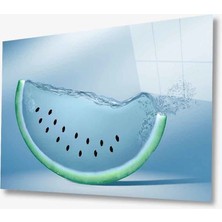 Kırmızı Ayı Meyve Cam Tablo